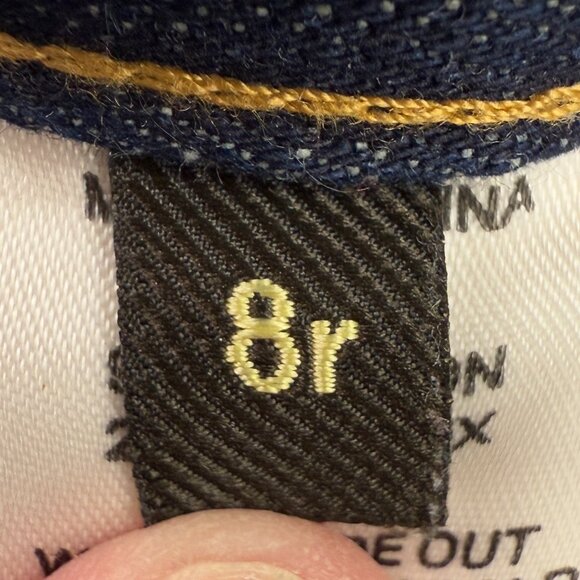 EUC Women's EXPRESS "Zelda" Low Rise Jeans Blue #90066 | Size 8R - Picture 10 of 11